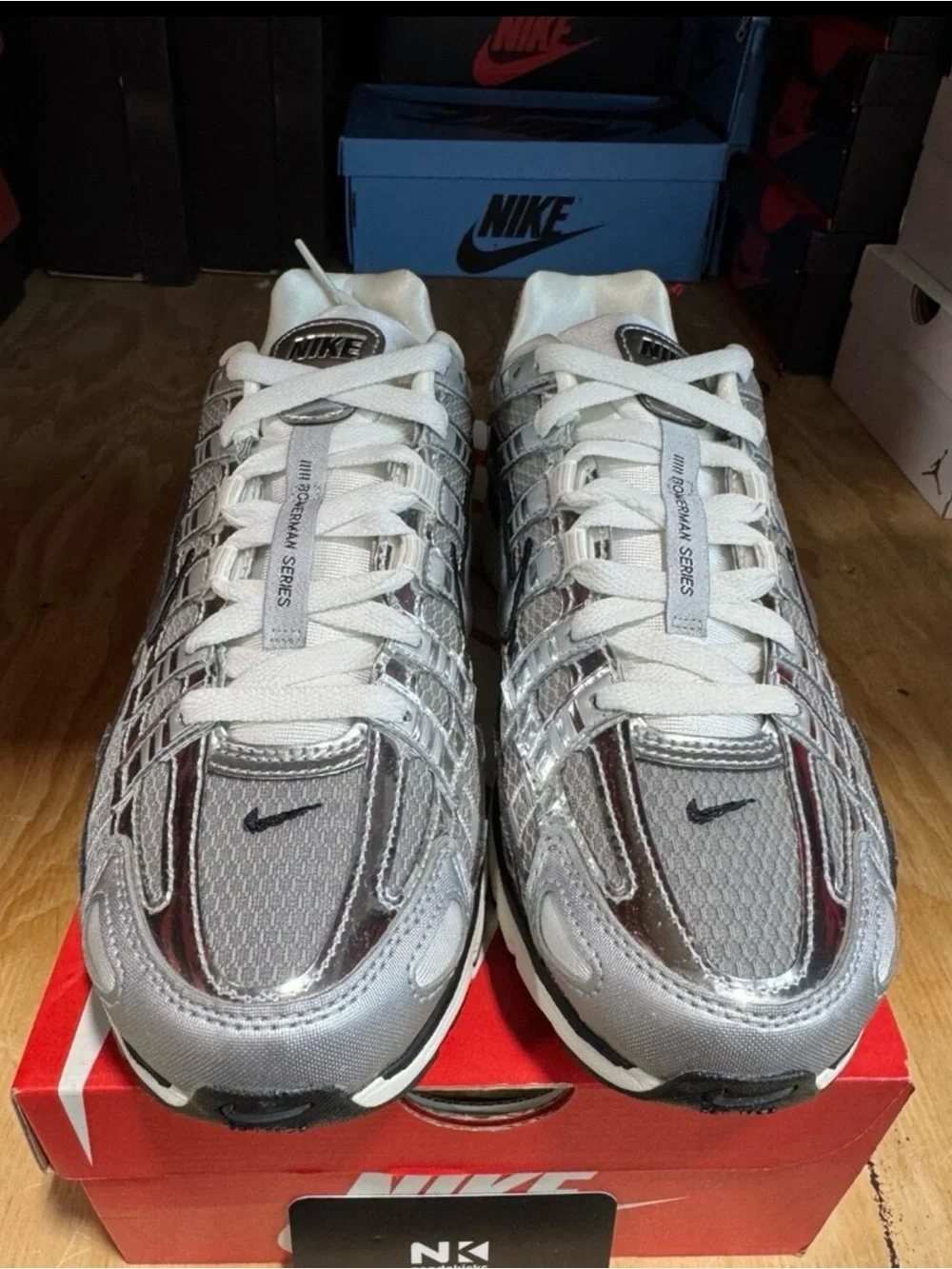 Nike P-6000 Metallic Silver
